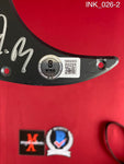 INK_026 - Guitar Black Pick Guard Autographed By Ice Nine Kills members Spencer Charnas, Dan Sugarman, Joe Occhiuti, Ricky Armellino & Patrick Galante