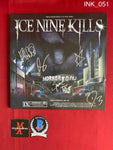 INK_051 - Ice Nine Kills "Welcome To Horrorwood" Vinyl Record Autographed By Ice Nine Kills members Spencer Charnas, Dan Sugarman, Joe Occhiuti, Ricky Armellino & Patrick Galante