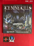 INK_051 - Ice Nine Kills "Welcome To Horrorwood" Vinyl Record Autographed By Ice Nine Kills members Spencer Charnas, Dan Sugarman, Joe Occhiuti, Ricky Armellino & Patrick Galante