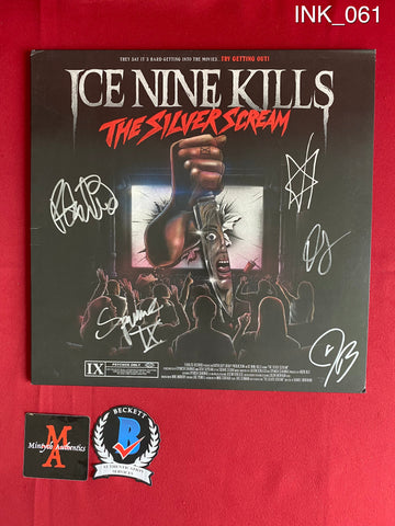 INK_061 - Ice Nine Kills "The Silver Scream" Vinyl Record Autographed By Ice Nine Kills members Spencer Charnas, Dan Sugarman, Joe Occhiuti, Ricky Armellino & Patrick Galante