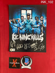 INK_102 - 8x10 Photo Autographed By Ice Nine Kills members Spencer Charnas, Dan Sugarman, Joe Occhiuti, Ricky Armellino & Patrick Galante