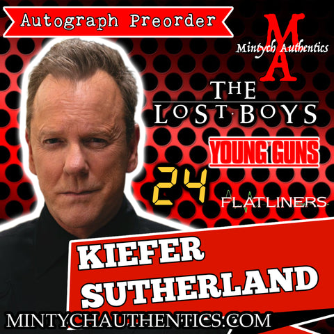 Kiefer Sutherland Autograph Preorder