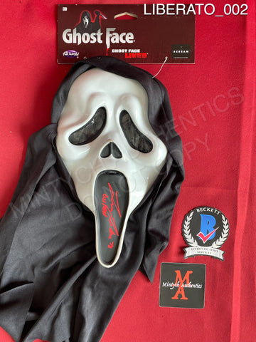 LIBERATO_002 - Ghost Face Fun World Mask Autographed By Liana Liberato