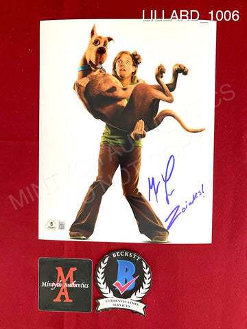 LILLARD_1006 - Carrying Dog Photo Autographed By Matthew Lillard