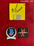 LILLARD_109 - 3.5" Vintage Floppy Disk 3.5" Vintage Floppy Disk Autographed By Matthew LillardÊ