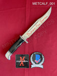 METCALF_001 - Buck 120 Knife Autographed By Laurie Metcalf