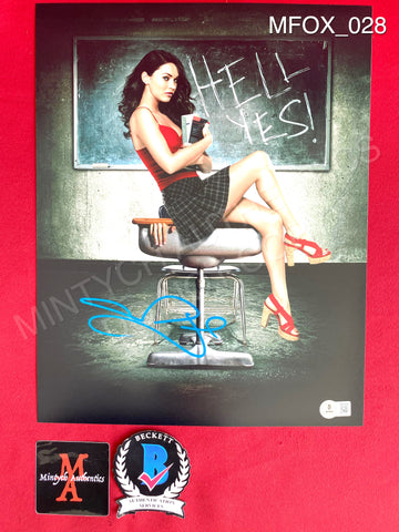 MFOX_028 - 11x14 Photo Autographed By Megan Fox