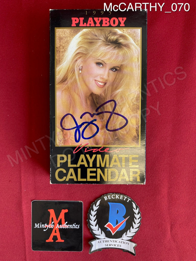 McCARTHY_070 - 1995 Video Playboy Playmate Calender VHS VHS Tape Autog –  Mintych Authentics