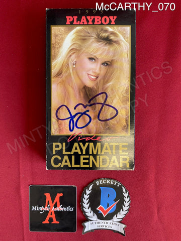 McCARTHY_070 - 1995 Video Playboy Playmate Calender VHS VHS Tape Autographed By Jenny McCarthy