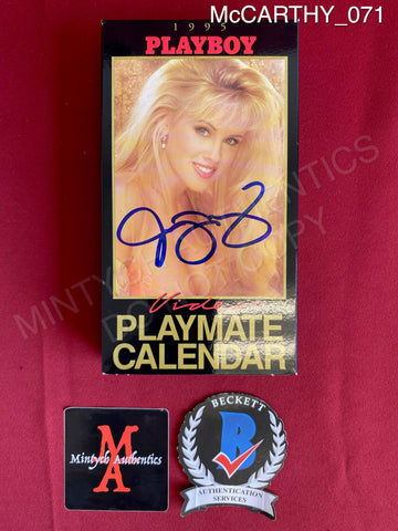 McCARTHY_071 - 1995 Video Playboy Playmate Calender VHS Tape Autographed By Jenny McCarthy