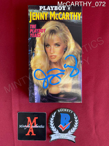 McCARTHY_072 - Playboy Jenny McCarthy The Playboy Years VHS Tape Autographed By Jenny McCarthy