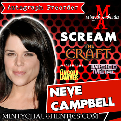 Neve Campbell Autograph Preorder