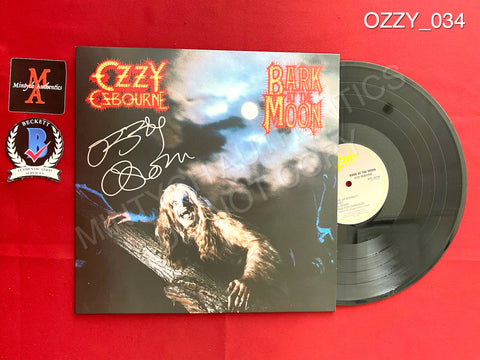 OZZY_034 - Bark At The Moon Vinyl Vinyl Autographed By Ozzy Osbourne