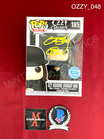 OZZY_048 - Pop! Rocks Ozzy Ozbourne 185 Funko Pop! Autographed By Ozzy Osbourne