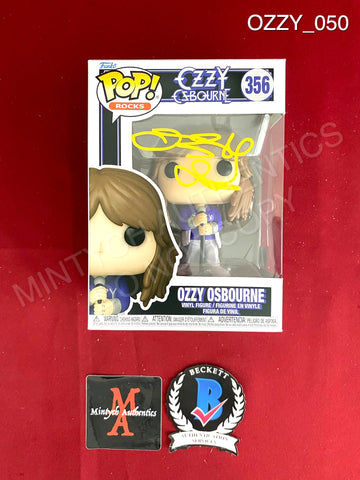 OZZY_050 - Pop! Rocks Ozzy Ozbourne 356 Funko Pop! Autographed By Ozzy Osbourne