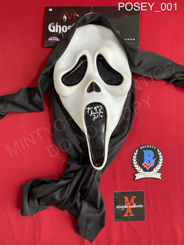 POSEY_001 - Ghost Face Fun World Mask Autographed By Parker Posey