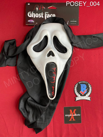 POSEY_004 - Ghost Face Fun World Mask Autographed By Parker Posey