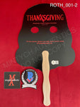 ROTH_001 - Thanksgiving Promotional Paper Mask Autographed By Eli Roth