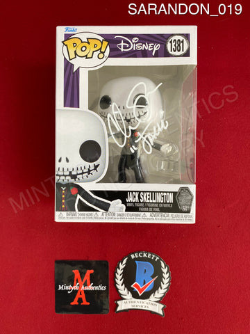 SARANDON_019 - Disney 1381 Jack Skellington Funko Pop! Autographed By Chris Sarandon