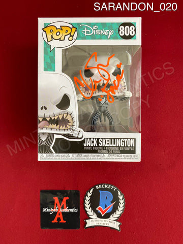 SARANDON_020 - Disney 808 Jack Skellington Funko Pop! Autographed By Chris Sarandon