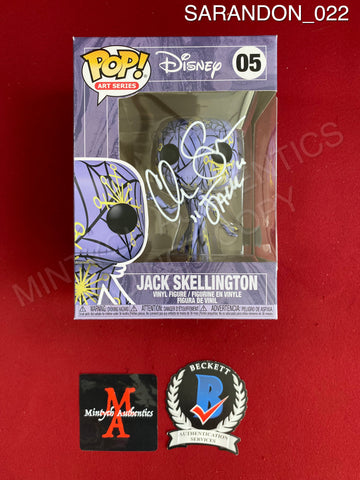 SARANDON_022 - Disney 05 Jack Skellington Art Series Funko Pop! Autographed By Chris Sarandon