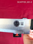 SCAFFIDI_001 - Real 8" Steel Knife Autographed By Samantha Scaffidi