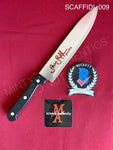 SCAFFIDI_009 - Real 8" Steel Knife Autographed By Samantha Scaffidi