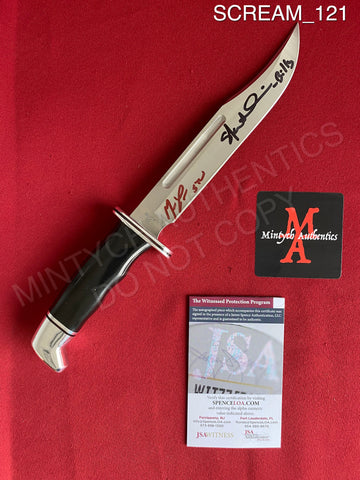 SCREAM_121 - Buck 120 Knife Autographed By Matthew Lillard & Skeet Ulrich