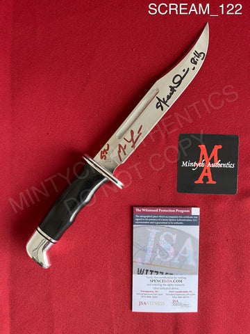 SCREAM_122 - Buck 120 Knife Autographed By Matthew Lillard & Skeet Ulrich