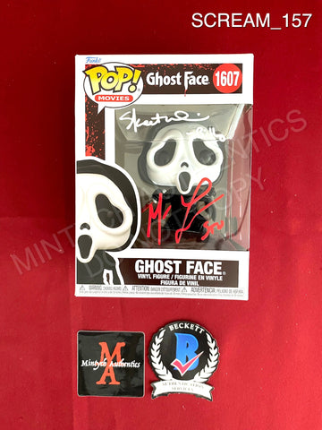 SCREAM_157 - Ghost Face 1607 Funko Pop! Autographed By Matthew Lillard & Skeet Ulrich