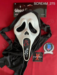 SCREAM_275 - Ghost Face Fun World Mask Autographed By Matthew Lillard & Skeet Ulrich