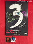 SCREAM_3_007 - 11x17 Photo Autographed By Neve Campbell, Jenny McCarthy, Lynn McRee & Parker Posey