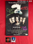 SCREAM_3_008 - 11x17 Photo Autographed By Neve Campbell, Jenny McCarthy, Lynn McRee & Parker Posey