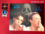 SCREAM_537 - 11x14 Photo Autographed By Matthew Lillard & Skeet Ulrich