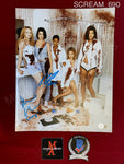 SCREAM_690 - 11x14 Photo (IMPERFECT) Autographed By Neve Campbell & Heather Graham & Tori Spelling