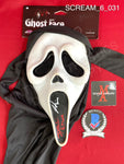 SCREAM_6_031 - Ghost Face Fun World Mask Autographed By Jack Champion & Liana Liberato