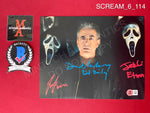 SCREAM_6_114 - 8x10 Photo Autographed By Dermot Mulroney, Liana Liberato, Jack Champion