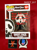 SKEET_017 - Ghost Face 1607 Ghost Face Funko Pop! Autographed By Skeet Ulrich