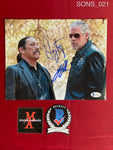 SONS_021 - 8x10 Photo Autographed By Ron Perlman & Danny Trejo