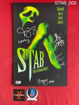 STAB_002 - 11x17 Photo Autographed By Parker Posey, Jenny McCarthy, Heather Graham & Tori Spelling