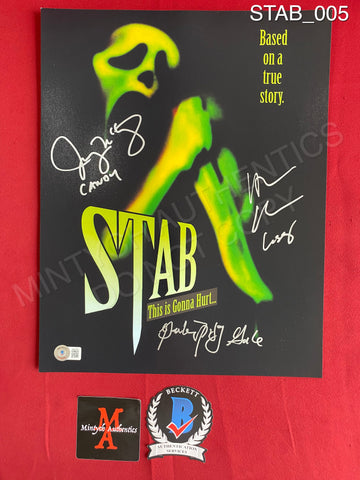 STAB_005 - 11x14 Photo Autographed By Parker Posey, Jenny McCarthy & Heather Graham