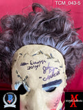 TCM_043 - Leatherface Trick or Treat Studios Mask Autographed By (6) Teri McMinn, Ed Neal, Allen Danzinger, William Vail, John Dugan, Ed Guinn