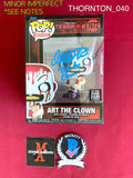 THORNTON_040 - Terrifier 1672 Art The Clown Hot Topic Scare Fair Exclusive Funko Pop! (Imperfect) Autographed By David Howard Thornton