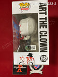 THORNTON_233 - Terrifier 1592 Art The Clown (Bloody) Funko Pop! Autographed By David Howard Thornton