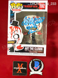 THORNTON_233 - Terrifier 1592 Art The Clown (Bloody) Funko Pop! Autographed By David Howard Thornton