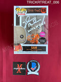 TRICKRTREAT_006 - Trick 'r Treat 1036 Sam Funko Pop! Autographed By Quinn Lord & Dylan Baker