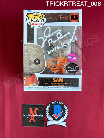 TRICKRTREAT_006 - Trick 'r Treat 1036 Sam Funko Pop! Autographed By Quinn Lord & Dylan Baker