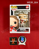 WEIR_004 - Abigail 1582 Abigail Pop Funko Pop! Autographed By Alisha Weir