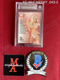 XC-McCARTHY_043 - 1998 Playboy Best of Jenny McCarthy Play Time Trading Card (Slabbed) Autographed By Jenny McCarthy