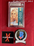 XC-McCARTHY_045 - 1998 Playboy Best of Jenny McCarthy #5 Jenny McCarthy Trading Card (Slabbed) Autographed By Jenny McCarthy